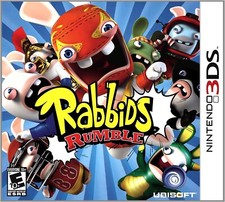 Rabbids Rumble 3DS Nintendo Video Game Mint Condition Original UK Release