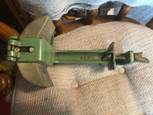 ANTIKER GUSSEISEN UH1 Klingel für Herren abnehmbare Halsbänder HANDKURBEL 10" hoch - Bild 5 von 5