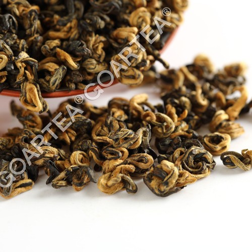 GOARTEA Supreme Organic Yunnan Golden Buds Snail Dianhong Chinese Black Tea - Picture 2 of 6