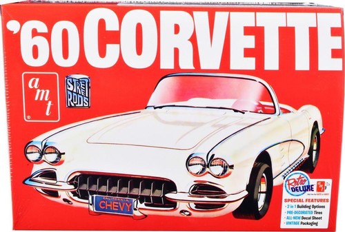 Skill 2 Modellbausatz 1960 Chevrolet Corvette Straßenstangen 1/25 Maßstab Modell von AMT - Bild 8 von 12