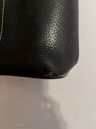 Dooney & Bourke Pebbled Leather Large Lexington Shopper Tote In Black - Picture 5 of 7