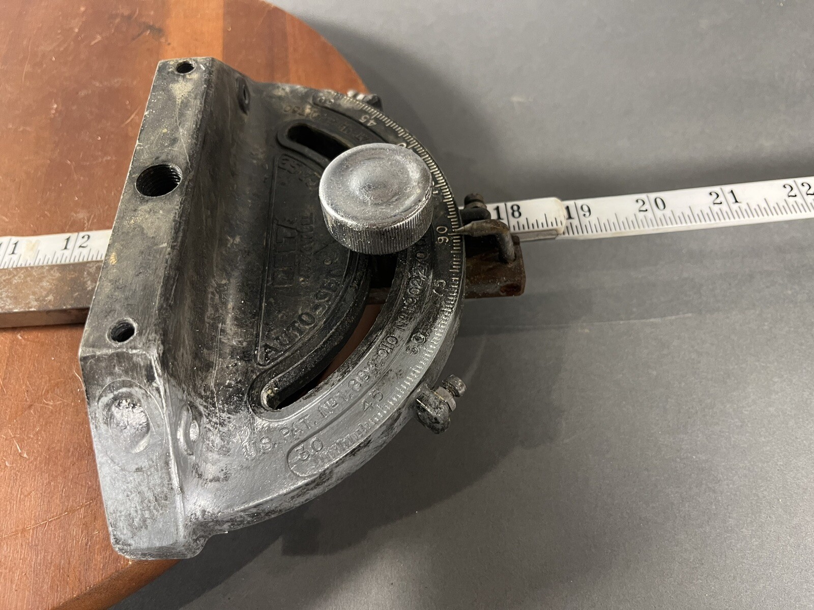 Vintage Delta Milwaukee AutoSet Miter Gage 18" USA eBay