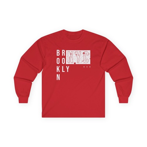 Brooklyn NYC Langarmshirt, NY Grafik Shirt, Urban Wear, Street Style, Geschenk - Bild 18 von 19