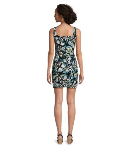 No Boundaries Monarch Butterfly Stretch Mini Dress Juniors Size XXL (19) - Picture 5 of 8