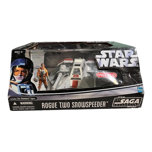 Star Wars Saga Collection Rogue Two Snowspeeder Zev Senesca Target Box Damaged - Picture 6 of 9