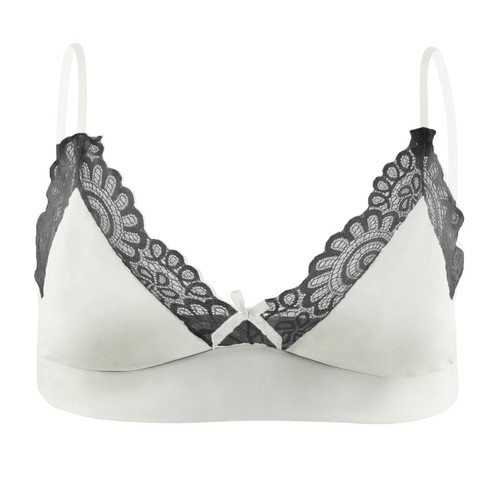 Hombres Sissy Sujetador Calzoncillos Ropa Interior Ajustable Encaje Sexy Lencería Transparente - Imagen 21 de 28