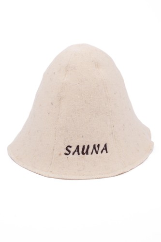 Sauna Hat Natural 100% Wool Cap Bath House Kit Schapka Hat Saunahut Saunamütze - Picture 1 of 5