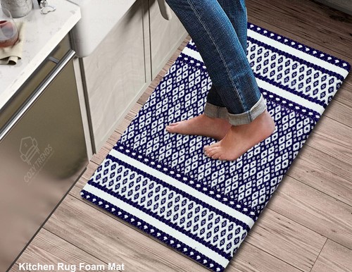 Anti-Fatigue Cotton Woven Standing Cushioned Kitchen Bath Mats Rugs 18''x30'' - Picture 47 of 56