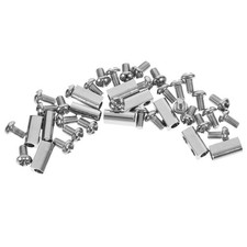  30pcs Wire Rope Locking Buckle - M3 3mm Adjustable Clamp Holder for Hanging