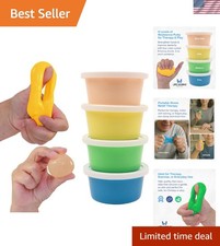Therapy Putty Set for Adults and Teens, 4 Resistance Levels, Non-Toxic Silico...