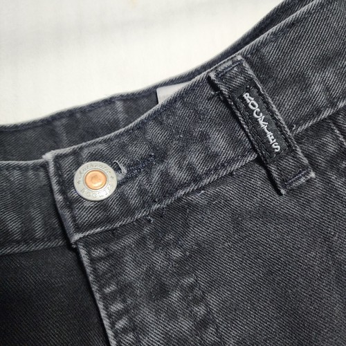 Rockies Vintage High Rise Womens Black Bareback Western Pleat Jeans Size L 35x33 - Picture 8 of 13