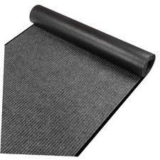 Commercial Grade Door Floor Mat, 3' x 10' Brush Step Entrance Mat with Vinyl