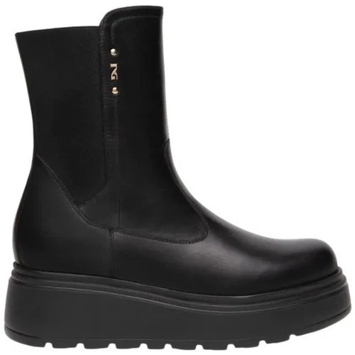 WALK PLEASURE 55 DONNA: Stivaletti Con Tacco Medio In Nero