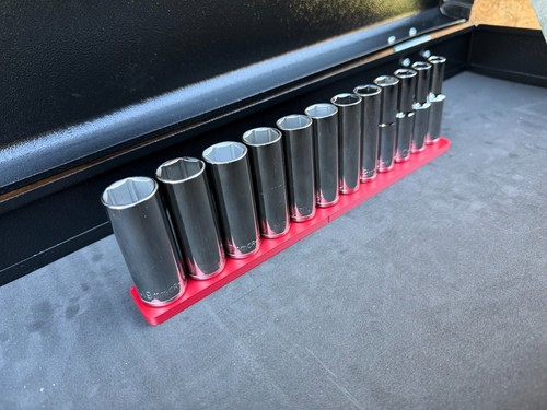 Halfords Advanced Supporto per Presa Profonda 3/8" (Contiene 12) | Organizzatore di Prese - Foto 2 di 6