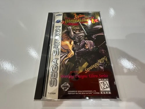 Dragon Force (Sega Saturn, 1996) CIB Complete w Manual, Reg Card & Flyer MINT