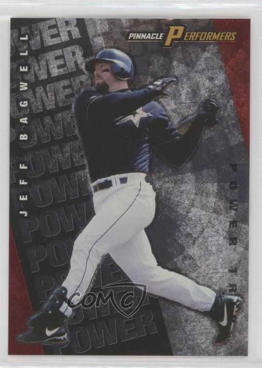 1998 Pinnacle Performers Power Trip 1375/10000 Jeff Bagwell #4 HOF