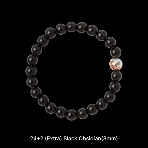 Taoist Taiji Yin-Yang Bead S925 Silver & Copper Bi-Color Bracelet Spacer Charm - Picture 12 of 20