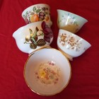 JOB LOT OF 5 VINTAGE BONE CHINA/CERAMIC SUGAR BOWLS....IDEAL FOR CAFE'S..LOT A