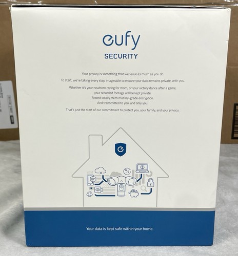 New Eufy 1080p Floodlight Camera White T8420X - Picture 5 of 6