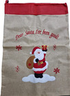 Drawstring Christmas Stocking Presents Sack Xmas Gift Bag Decoration 70x50cms