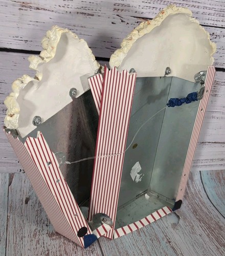 Popcorn frisch und lecker 3D verzinkter Stahl Schild Mann Interkontinentale Kunst - Bild 8 von 23