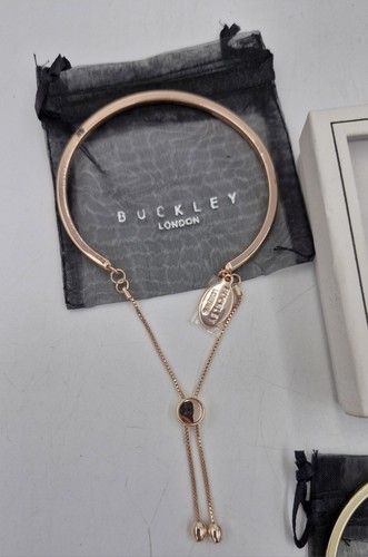 Buckley London Set Of 3 Bracelets Gold, Silver, Rose Gold. Brand New - Picture 4 of 12