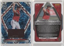 2020 Panini Chronicles Spectra Neon Blue Prizm Swatches /99 Madison Bumgarner