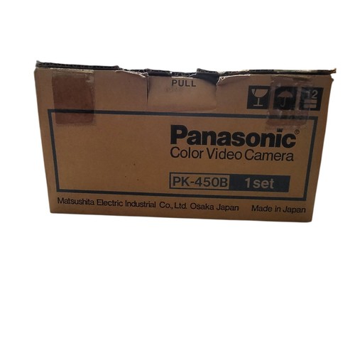 Panasonic Color Video Camera PK-450B Japan W/ Box Manual Untested For Parts - Picture 15 of 22