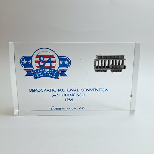 1984 Democratic National Convention Delegate Collection w/ Badge & Pass - Picture 15 of 19