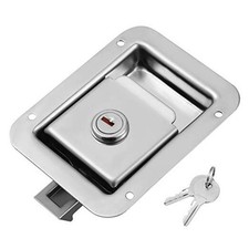  Travel Trailer Lock Stainless Steel Rv Door Latch Heavy Duty Flush Mount 