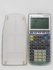 Texas Instruments TI-83 Plus Silver Edition Clear Graphing Calculator. Tested.