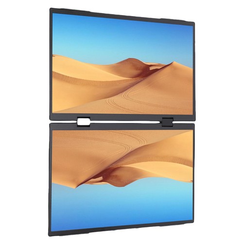14in Dual Screen Portable Display 120Hz 360° Rotation Type-C 1080P Folding L NEW - Afbeelding 6 van 12