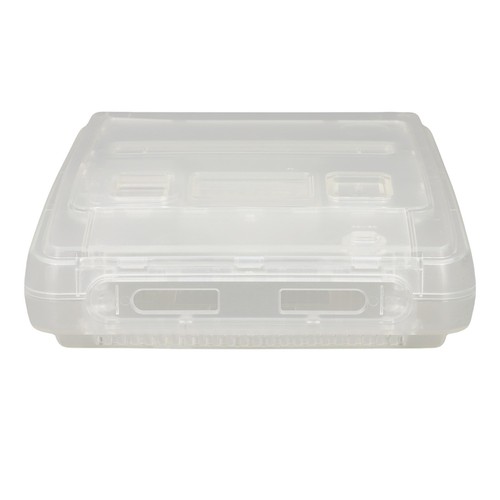 New Shell Replacement For SFC Game Console Transparent White ABS Game Console