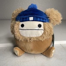 Squishmallows Benny the Bigfoot Blue Beanie Hat 8” 2022 Mint w/ Tags - BH