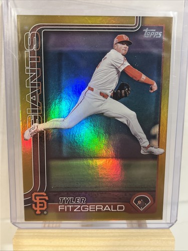 Tyler Fitzgerald 2025 Topps Series 2 #596 Gold Foil /50 Giants