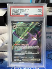 2025 POKEMON DRI EN-DESTINED RIVALS HYPER RARE TEAM ROCKET'S CROBAT EX PSA 9 new