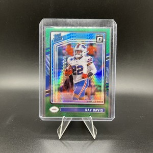 2024 Panini Donruss Optic - Rated Rookie Ray Davis #283 Green Hyper Prizm (RC)