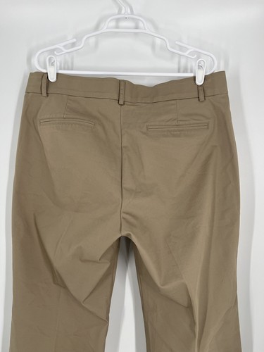DOCKERS women's mid-rise khaki pants size 16M straight leg pockets office career - Picture 7 of 12