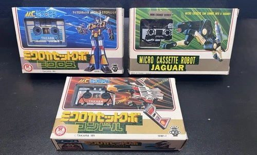 Vintage Takara Micro Change Series Action Figures From The Early 1980s,