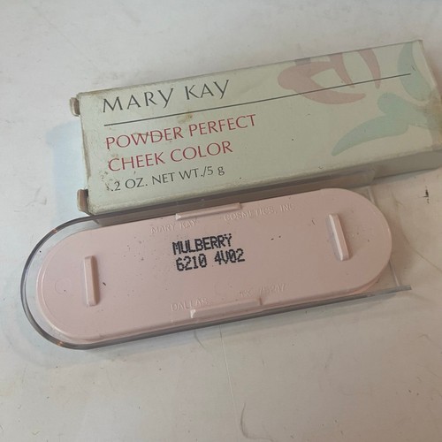 Mary Kay New Powder Perfect Cheek Color blush Mulberry  - Picture 2 of 4