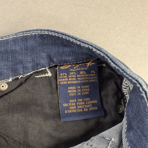 Seven 7 Luxe Bootcut Jeans 16 Blue Women Denim Mid Rise Actual 32X30 New #43 - Picture 17 of 17