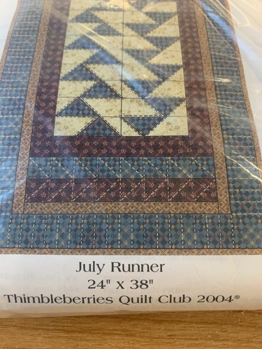 Thimbleberries Quilt Club 2004 July Wall Quilt Kit 24”x38” Farmhouse Decor - Picture 2 of 6