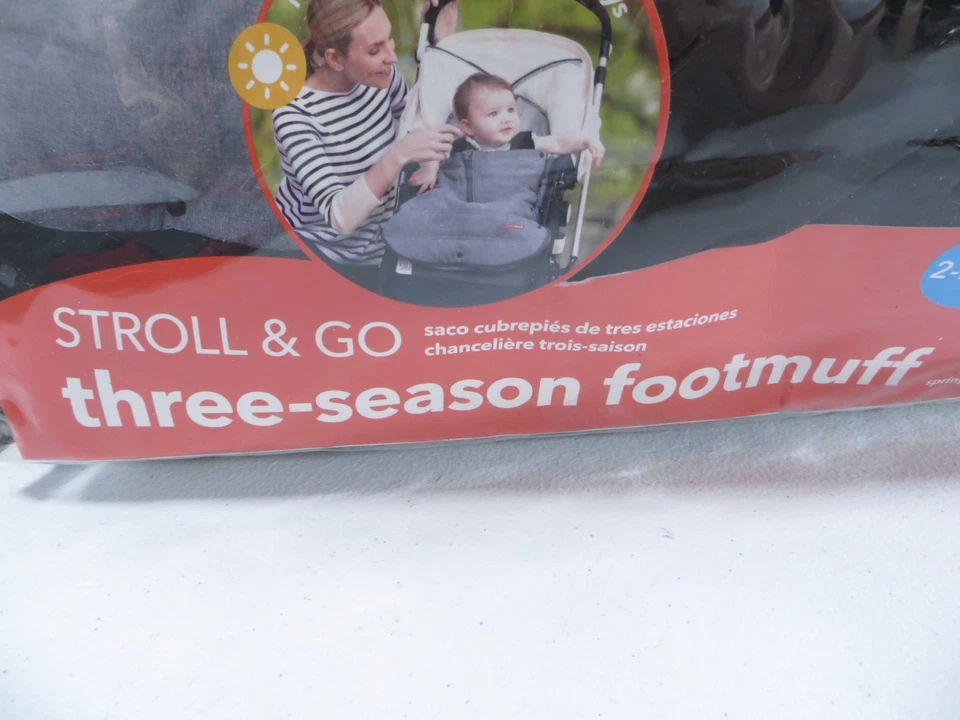 Saco Skip Hop Stroll & Go Tres Temporadas 2 en 1 Infantil a 12 Meses Negro Foto 4 de 4