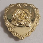 Vintage 1993 BARBIE Locket Surprise Gold Heart Box Chocolate #ML46