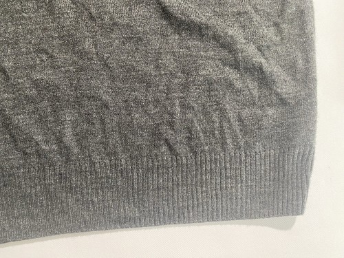GOOD- Mens Size L US Polo Assn. Long Sleeve V-Neck Sweater Acrylic Red White - Picture 2 of 8