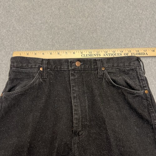 Wrangler Jeans Herren 34x36 Schwarz Denim 13MWZ Cowboy Schnitt Original Fit Western Rodeo - Bild 8 von 14