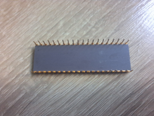 DGC 1979 Data General microNOVA mN615 support chip for nM602 vintage CPU GOLD - Afbeelding 2 van 2