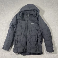 Mountain Hardwear Mens Stretchdown Parka Coat Size M Black Jacket Puffer