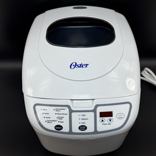 Oster 5838 Bread Maker 2lb Loaf Automatic Dough & Bake Machine White with Manual - Picture 5 of 7