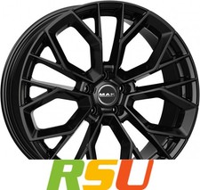 MAK Stilo-D gloss black 10x21" ET58 LK5 112 ML 57.1 Alufelgen 21 Zoll
